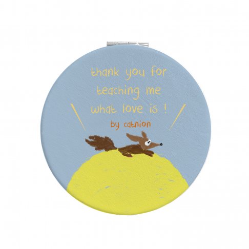 【皮革小圓鏡】小王子&狐狸