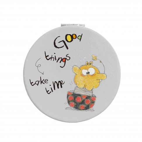 【皮革小圓鏡】好時好事