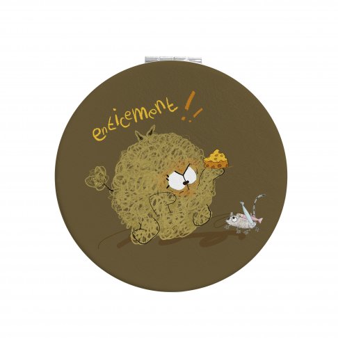 【皮革小圓鏡】靠近