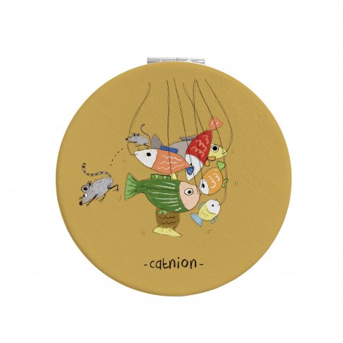 【皮革小圓鏡】靠近